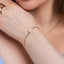 Aqua Jelly Fish Nerida 18K Rose Gold Bracelet