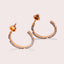 Ardor Vow Habiba 18K Rose Gold Earrings