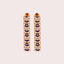 Céramique Sky Sama 18K Rose Gold Earrings