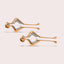 Genesis Alpha Orion 18K Rose Gold Earrings