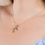 Aqua Jelly Fish Thalassa 18K Rose Gold Necklace