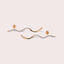 Ardor Amor Esme 18K Rose Gold Earrings
