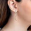 Ardor Amor Esme 18K Rose Gold Earrings