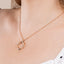 Ardor Vow Ishq 18K Rose Gold Necklace