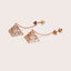 Zazen Tangle Tara 18K Rose Gold Earrings