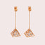 Zazen Tangle Tara 18K Rose Gold Earrings